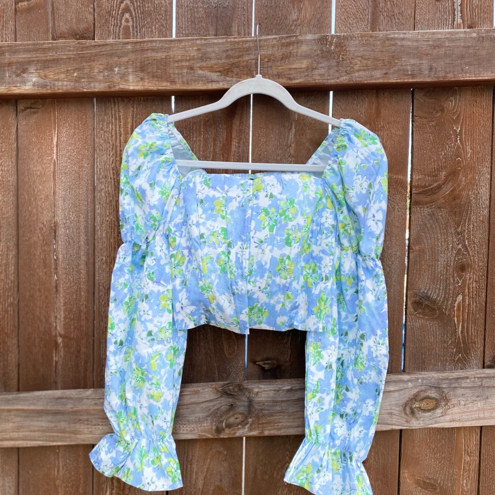 Beulah long sleeve corset top